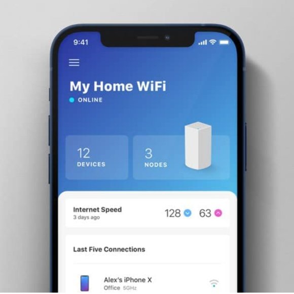 LINKSYS: ATLAS PRO 6 (AX5400) DUAL- BAND MESH Wi-Fi 6 SYSTEM (2 pack) - Picture 3 of 8